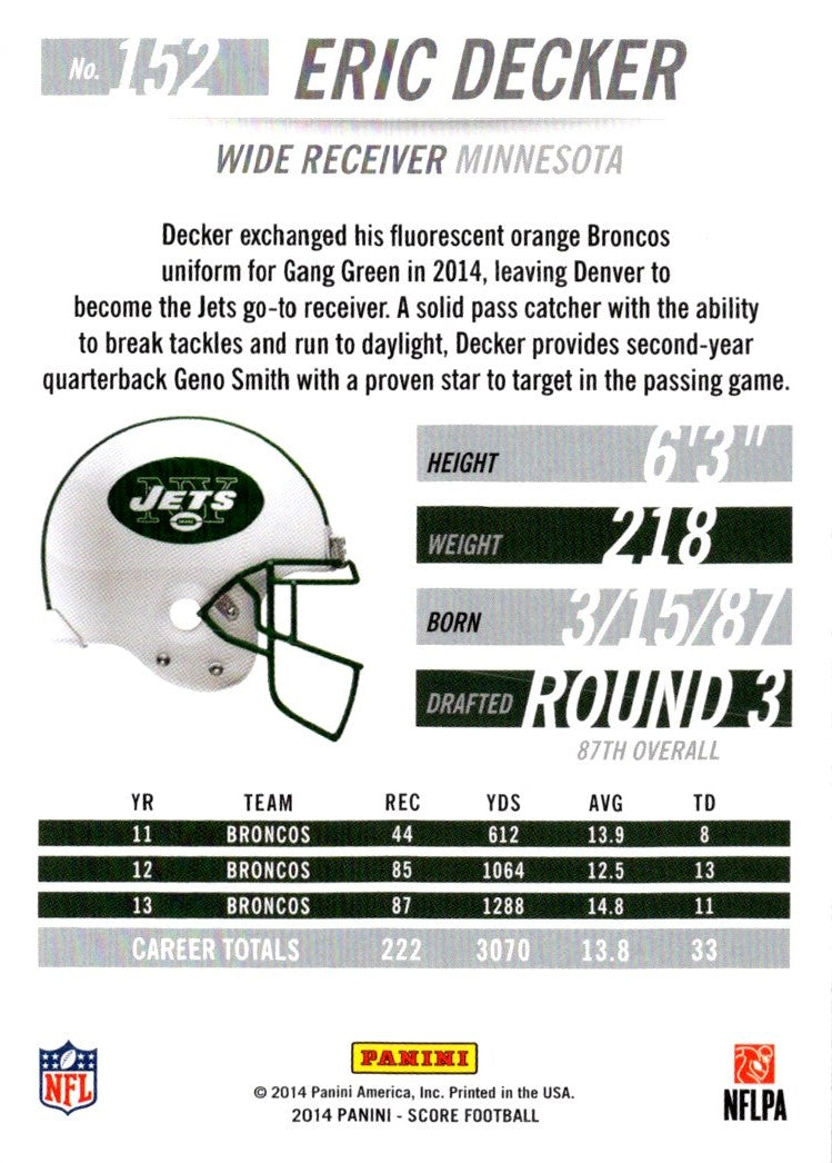 2014 Score Eric Decker