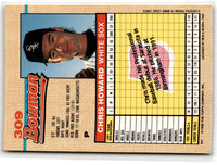1992 Bowman Chris Howard #309 Rookie