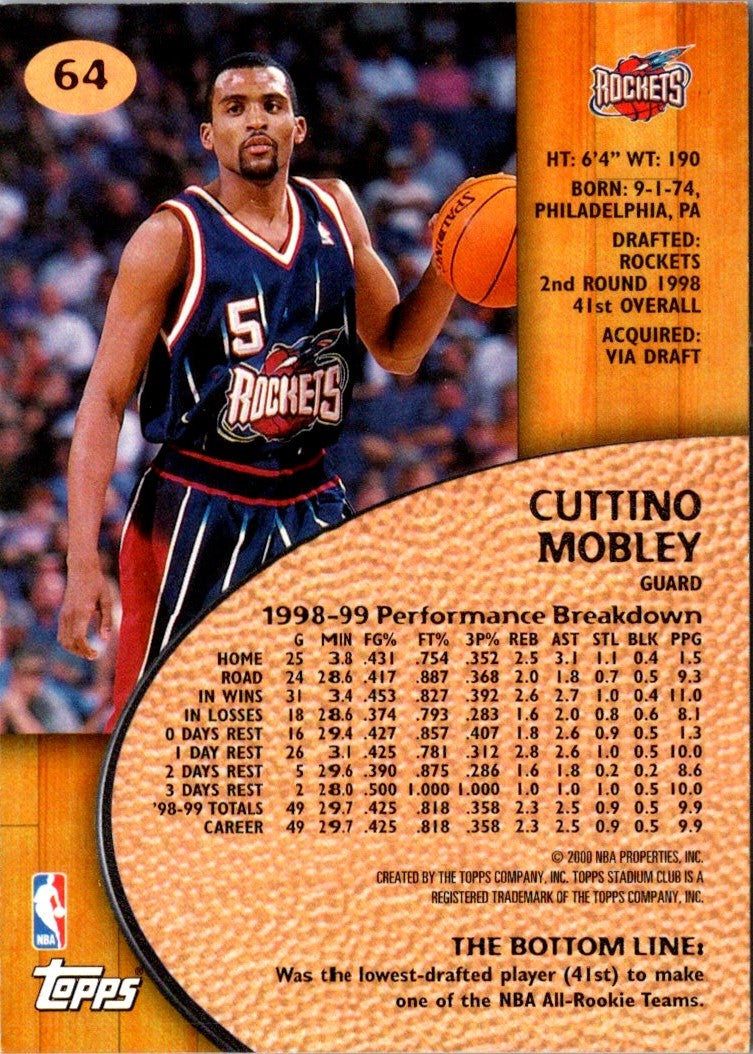 1999 Stadium Club Cuttino Mobley