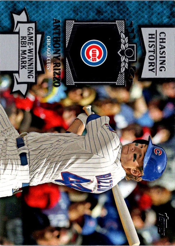 2013 Topps Update Chasing History Anthony Rizzo #CH-103