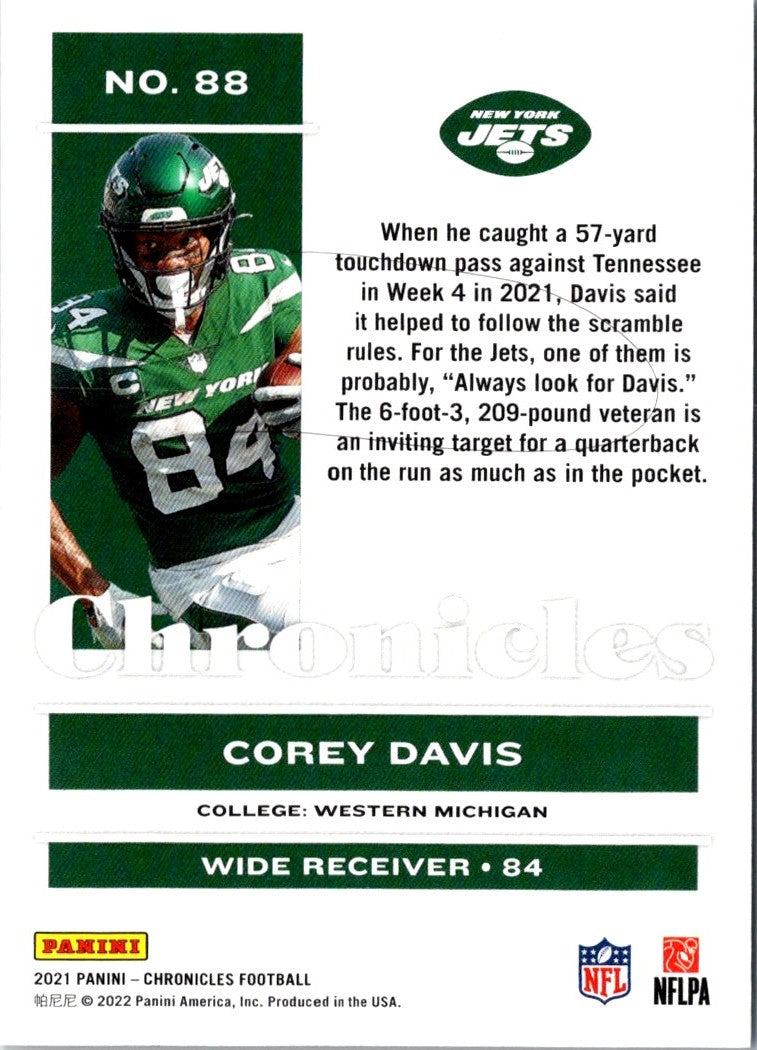 2021 Panini Green Corey Davis