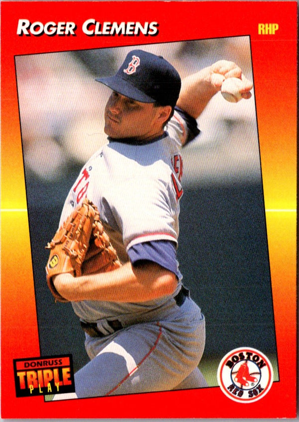 1992 Triple Play Roger Clemens #216