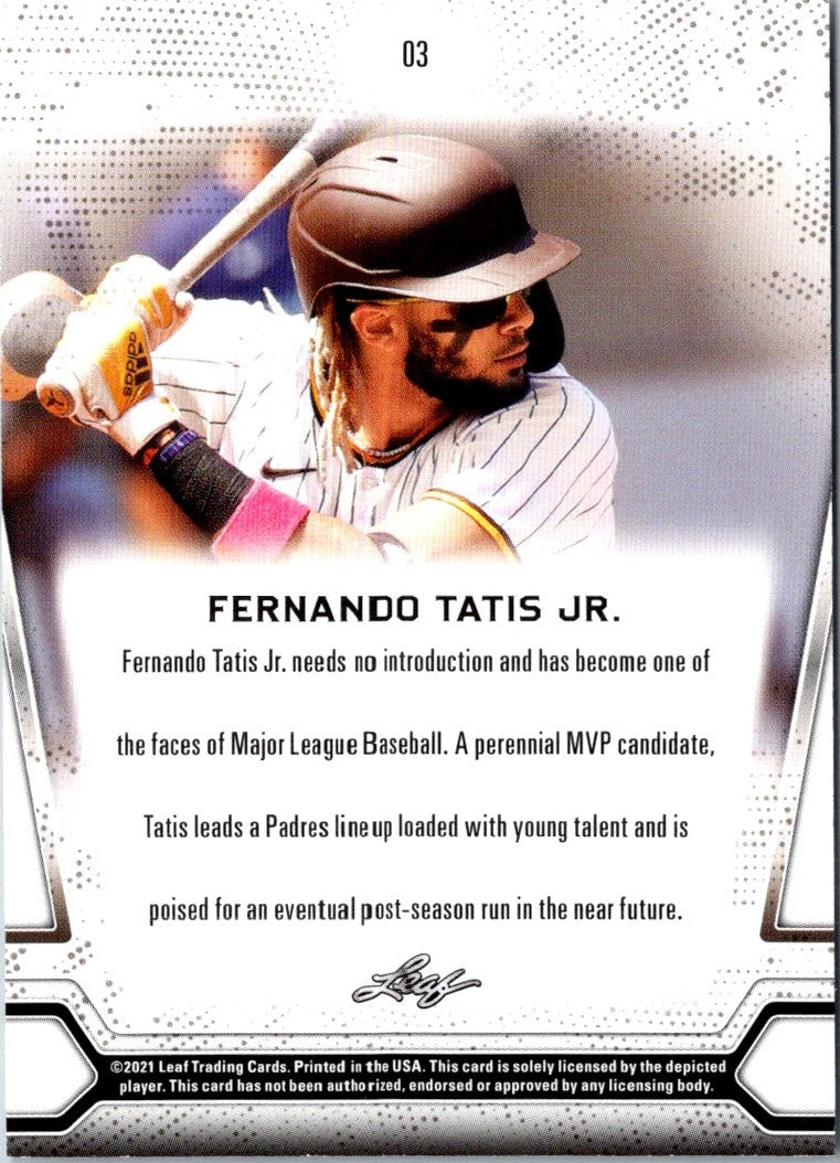 2021 Leaf Lumber Fernando Tatis Jr.