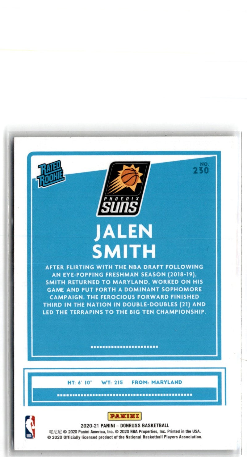 2020 Donruss Rated Rookies Jalen Smith