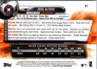 2017 Bowman Chrome Jose Altuve #87