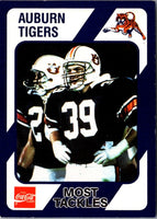 1989 Collegiate Collection Auburn Coke 580 Most Tackles #349