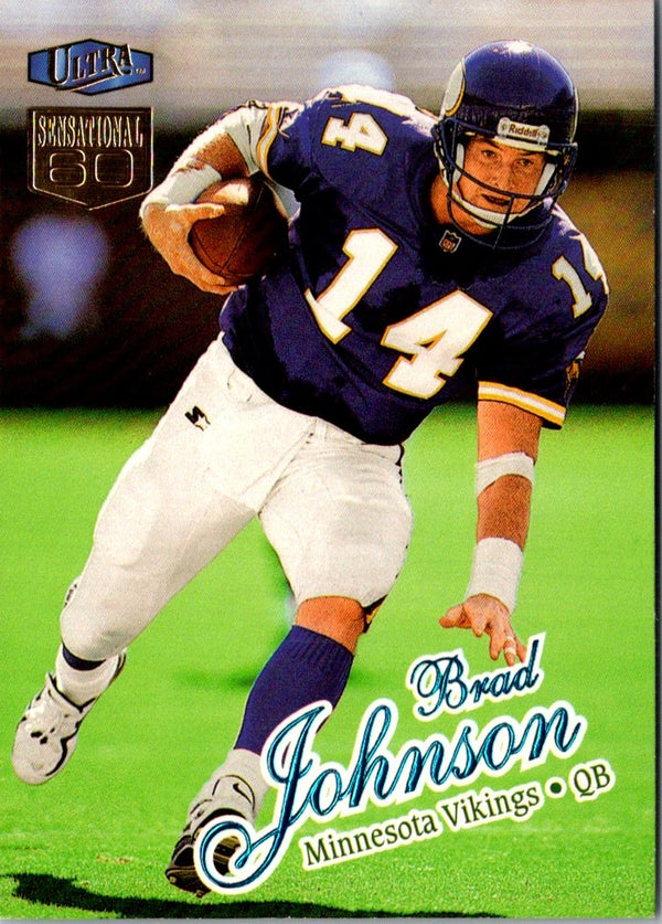 1998 Ultra Sensational Sixty Brad Johnson #33SS