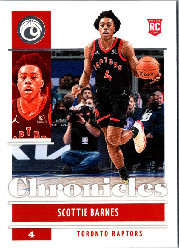 2022 Panini National Treasures Red Scottie Barnes #47