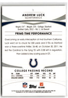2012 Topps 1957 Green Andrew Luck #1
