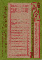 1985 Topps Doyle Alexander #218