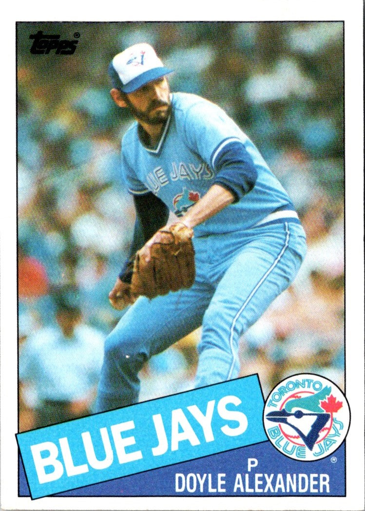 1985 Topps Doyle Alexander