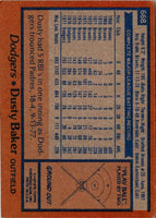 1978 Topps Dusty Baker #668