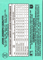 1986 Donruss The Rookies John Cerutti #20