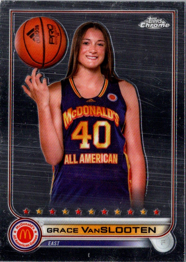 2022 Topps Chrome McDonald's All American Justine Pissott #33