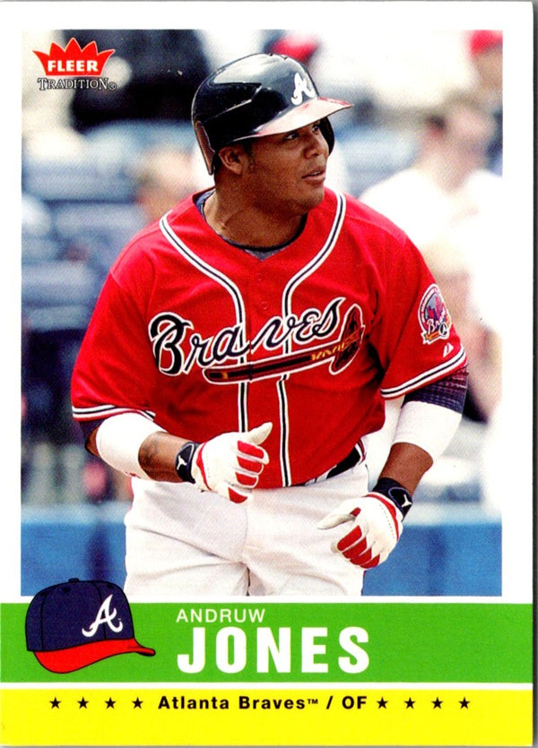 2006 Fleer Tradition Andruw Jones #1