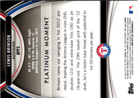 2013 Bowman Platinum Prospects Lewis Brinson #BPP3