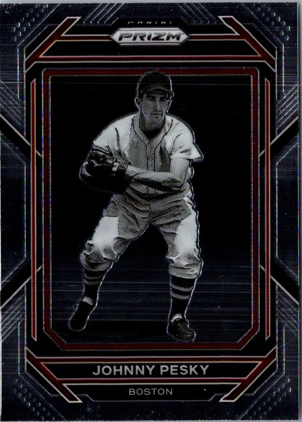 2023 Panini Prizm Blue Ice Johnny Pesky #231