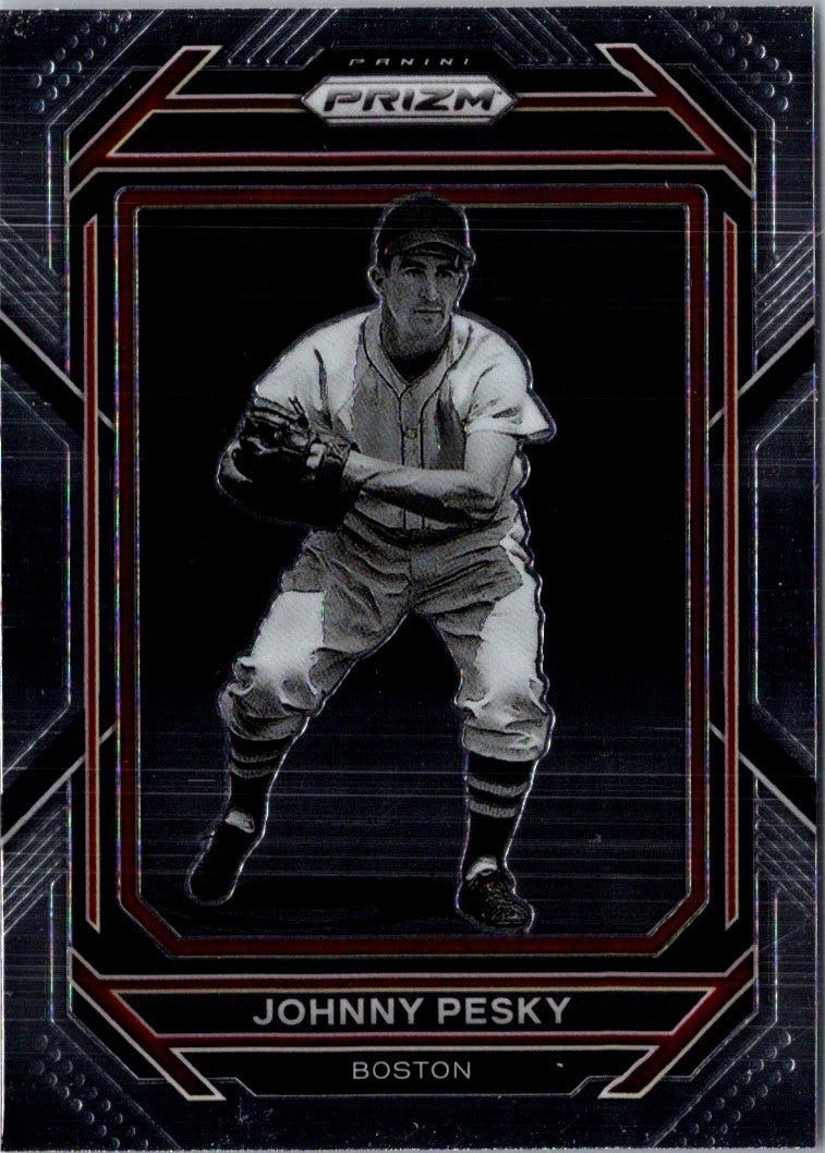 2023 Panini Prizm Blue Ice Johnny Pesky