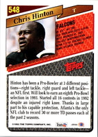 1993 Topps Chris Hinton #548