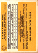 1983 Donruss Keith Creel