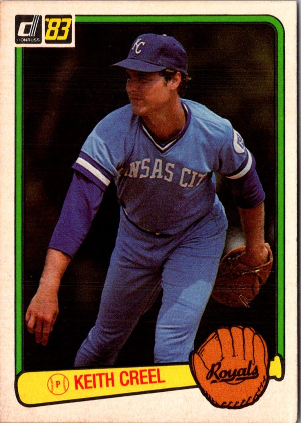 1983 Donruss Keith Creel #574 Rookie