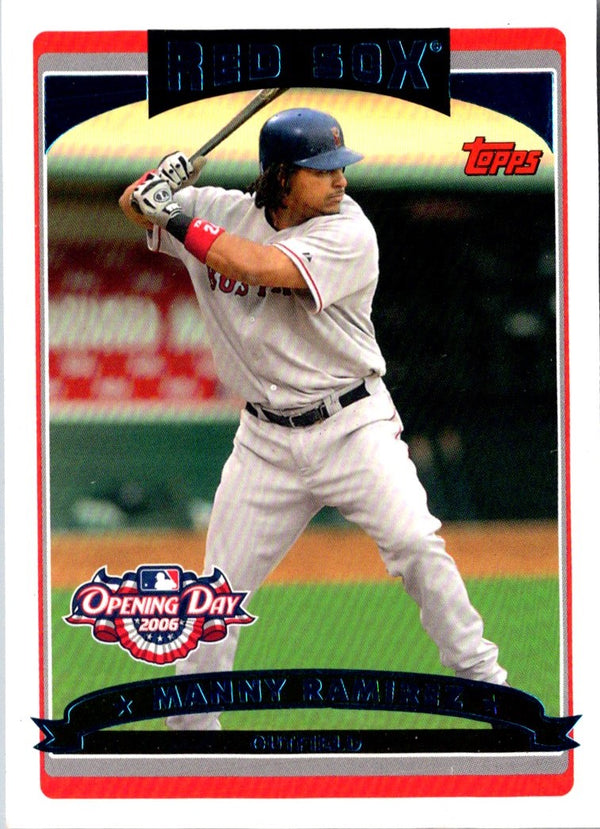 2006 Topps Opening Day Manny Ramirez #50