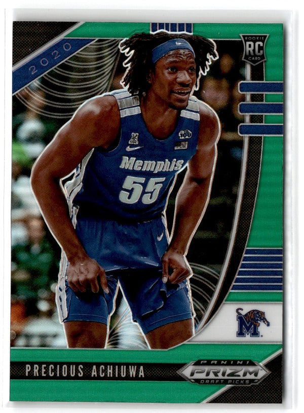 2020 Panini Prizm Draft Picks Collegiate Green Precious Achiuwa #48