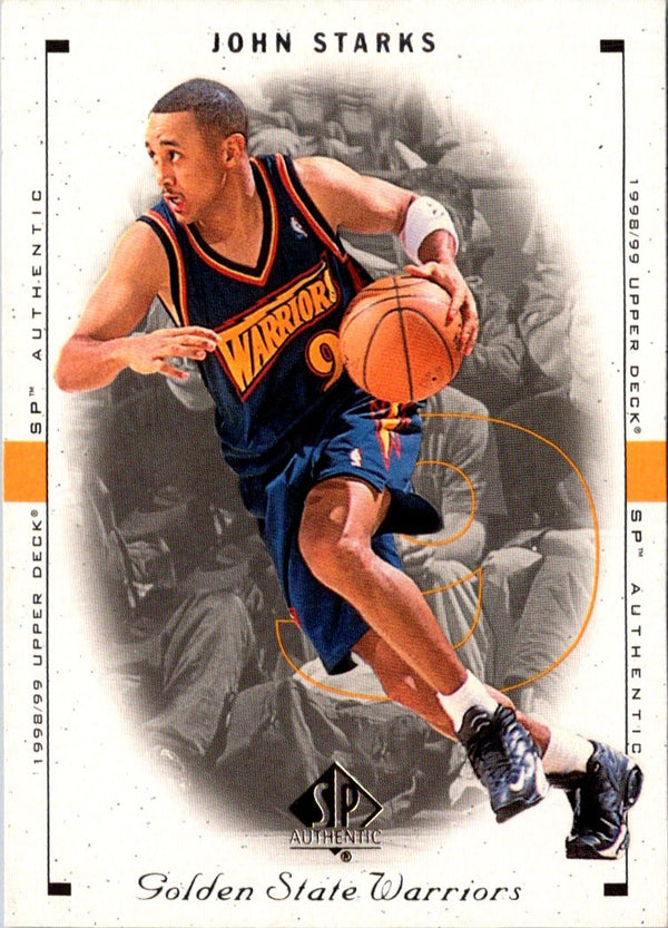 1998 SP Authentic John Starks #34