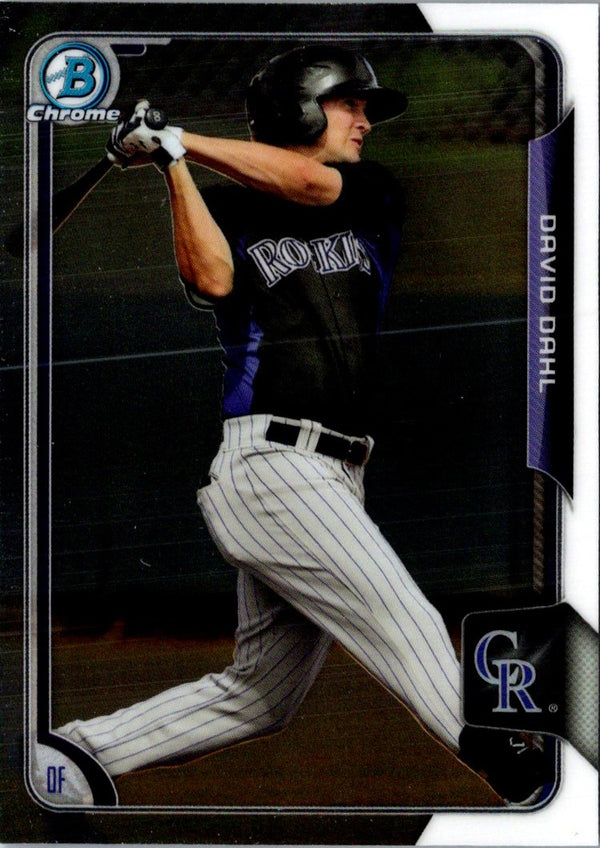 2015 Bowman Chrome Prospects David Dahl #BCP19