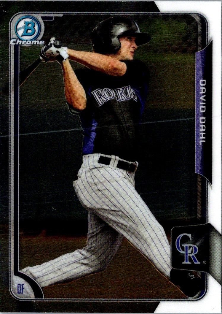 2015 Bowman Chrome Prospects David Dahl