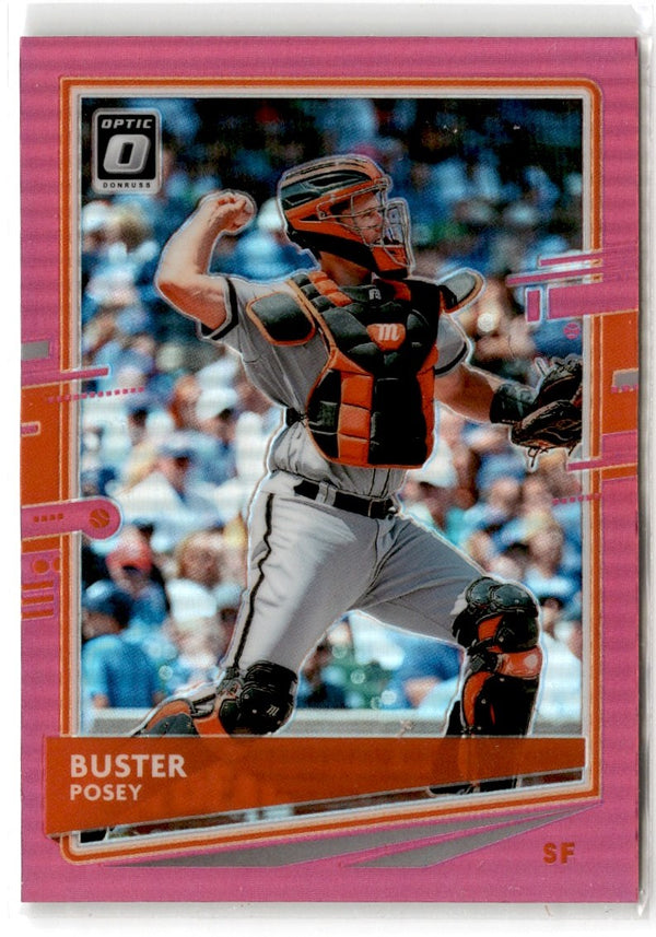 2020 Donruss Optic Pink Buster Posey #119