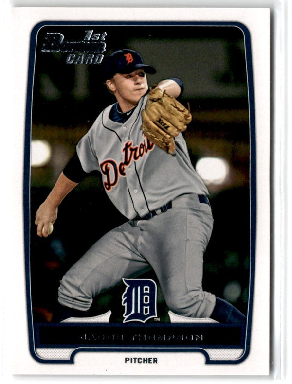 2012 Bowman Draft Picks & Prospects Jacob Thompson #BDPP38