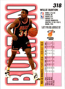 1993 Fleer Willie Burton
