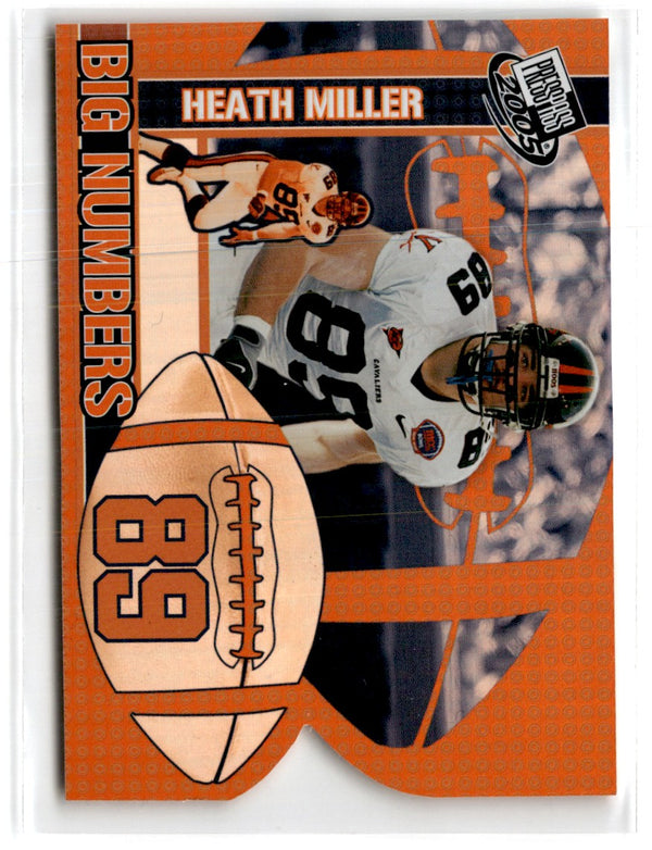 2005 Press Pass Big Numbers Heath Miller #BN 13