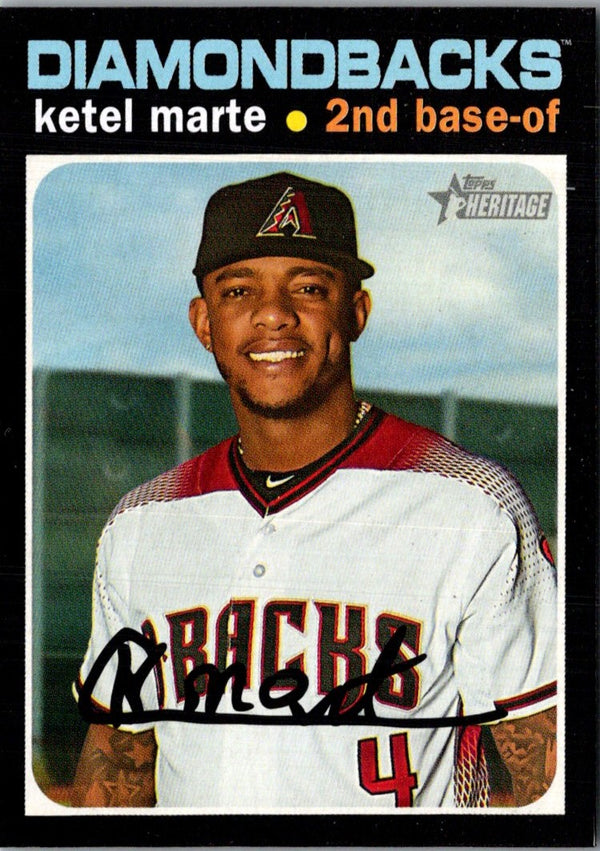 2020 Topps Heritage Ketel Marte #183