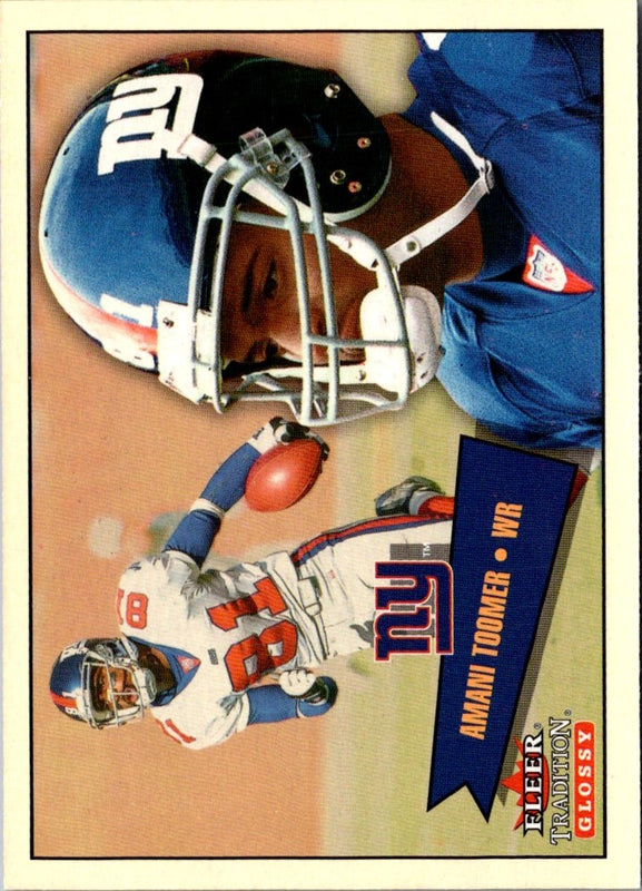 2001 Fleer Tradition Glossy Amani Toomer #241