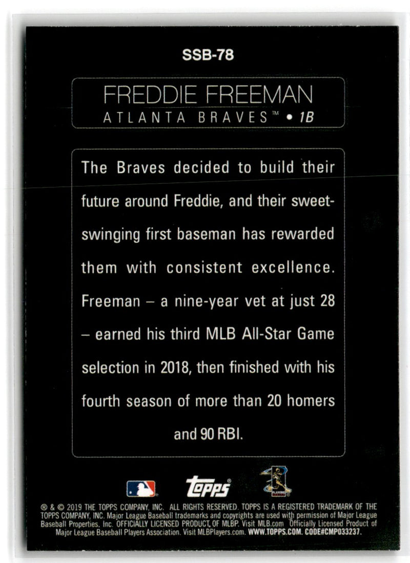 2019 Topps Stars of the Game Freddie Freeman