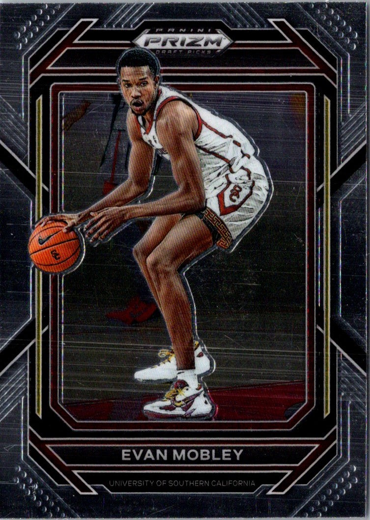 2023 Panini Prizm Draft Picks Choice Blue/Yellow/Green Evan Mobley