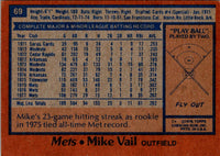 1978 Topps Mike Vail #69