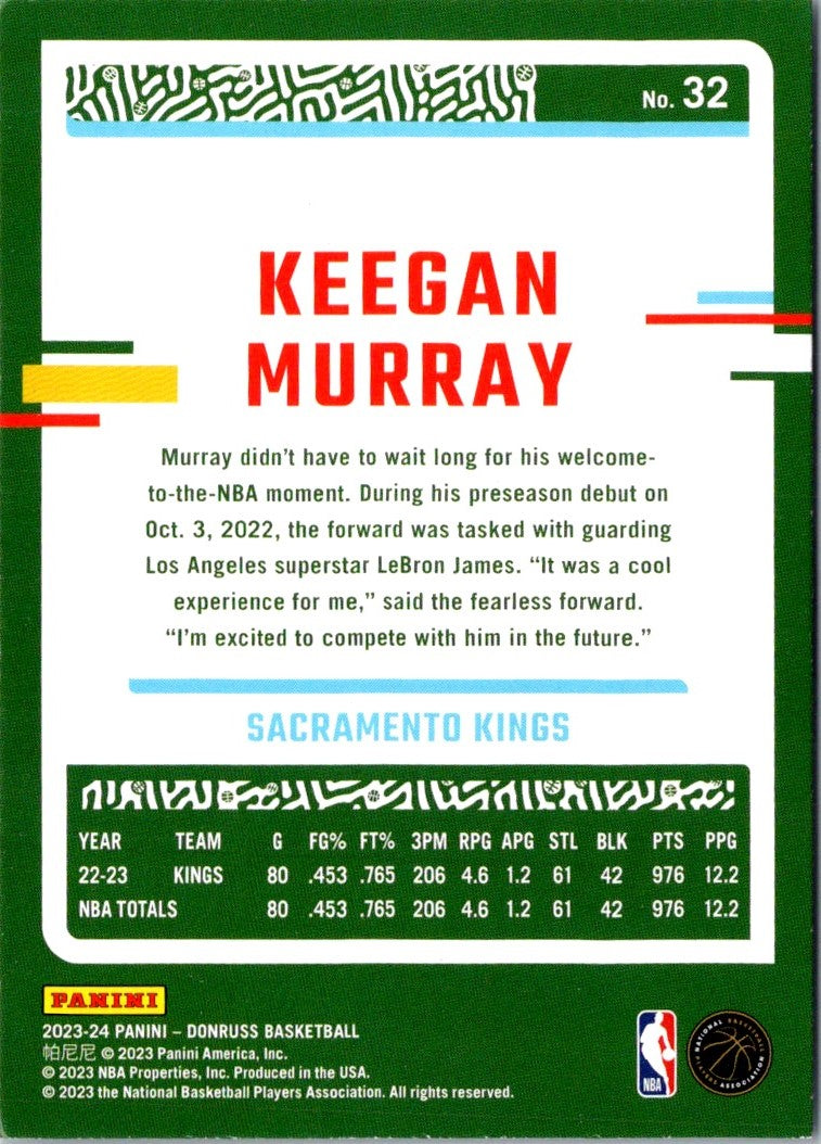 2023 Donruss Keegan Murray