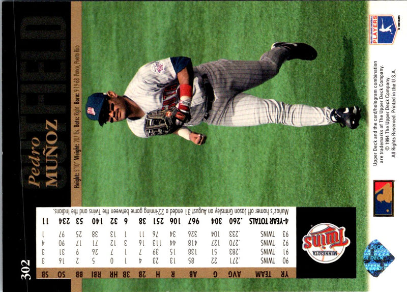 1994 Upper Deck Pedro Munoz