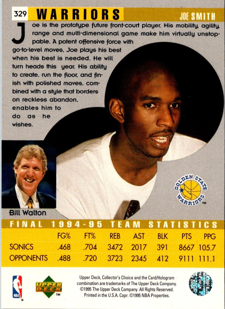 1995 Collector's Choice Japanese Joe Smith