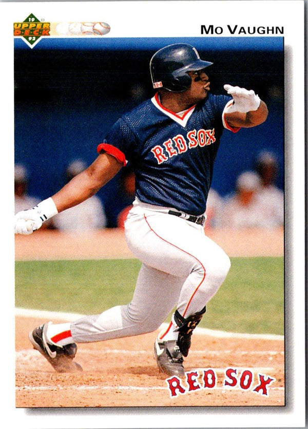 1992 Upper Deck Gold Hologram Mo Vaughn #445