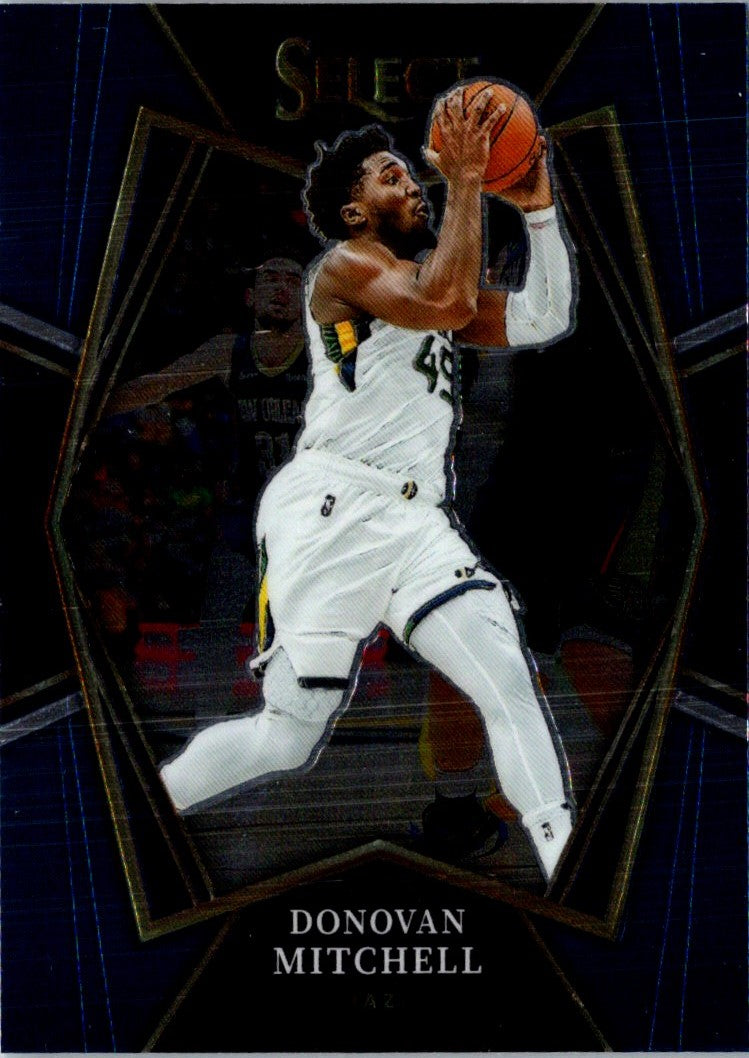 2021 Panini Select Blue Donovan Mitchell