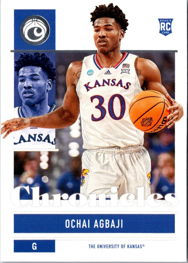 2022 Panini Chronicles Draft Picks Donruss Optic Rated Rookie Ochai Agbaji #20