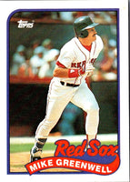 1989 Topps Mike Greenwell #630