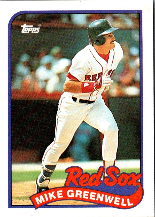 1989 Topps Mike Greenwell #630