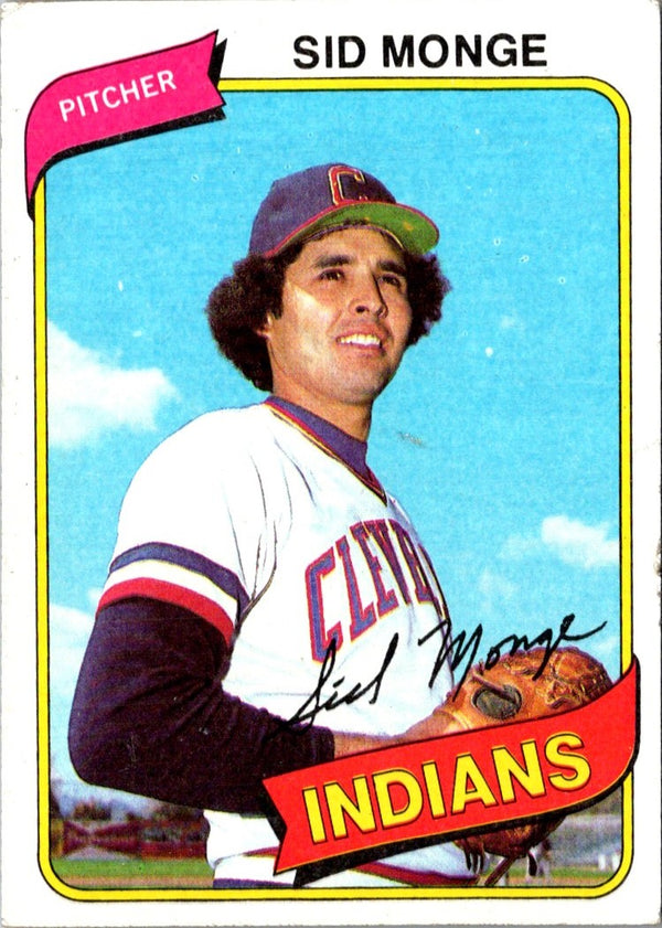 1980 O-Pee-Chee Sid Monge #39