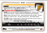 2020 Bowman Draft Chrome Nick Garcia #BD-90