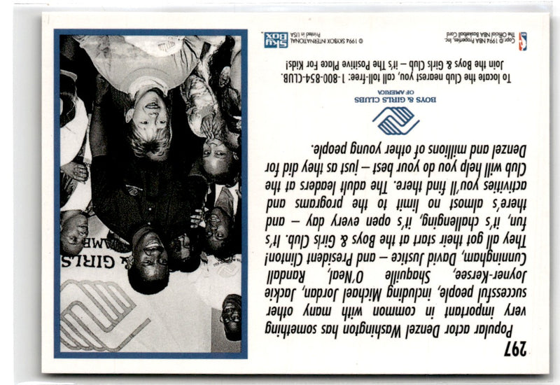 1994 Hoops Denzel Washington